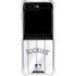 MLB Colorado Rockies Home Jersey Galaxy Z Flip5 5G Clear Case