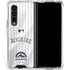 MLB Colorado Rockies Home Jersey Galaxy Z Fold4 5G Clear Case