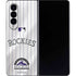 MLB Colorado Rockies Home Jersey Galaxy Z Fold4 5G Skin
