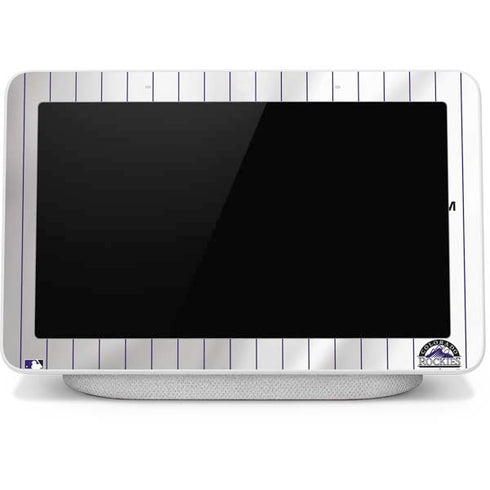 MLB Colorado Rockies Home Jersey Google Home Hub Skin