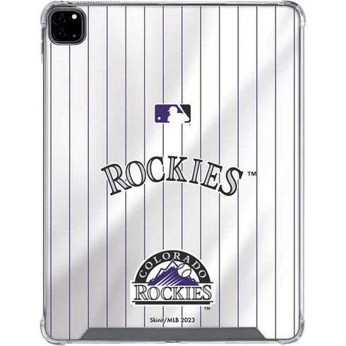 MLB Colorado Rockies Home Jersey iPad Pro 12.9in (2020) Clear Case