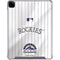 MLB Colorado Rockies Home Jersey iPad Pro 12.9in (2020) Clear Case