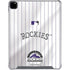 MLB Colorado Rockies Home Jersey iPad Pro 12.9in (2020) Clear Case