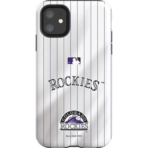 MLB Colorado Rockies Home Jersey iPhone 11 Impact Case