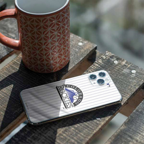 MLB Colorado Rockies Home Jersey iPhone 11 Pro Skin