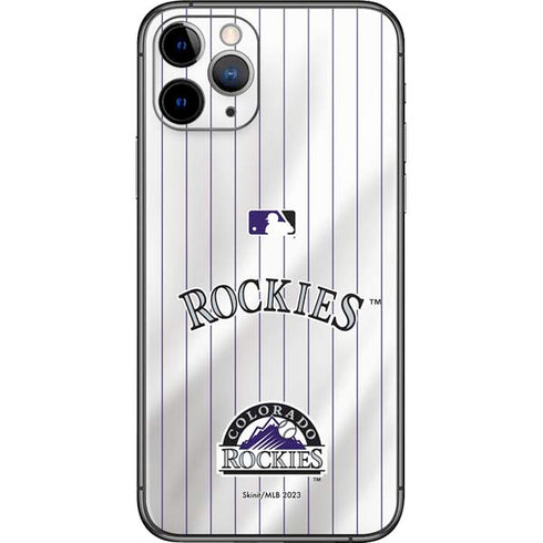 MLB Colorado Rockies Home Jersey iPhone 11 Pro Skin