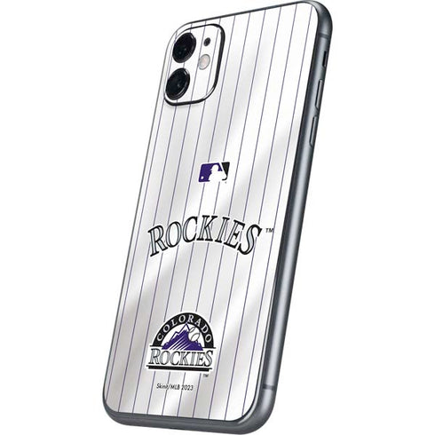 MLB Colorado Rockies Home Jersey iPhone 11 Skin