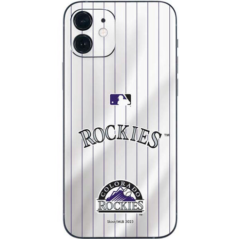 MLB Colorado Rockies Home Jersey iPhone 12 Mini Skin
