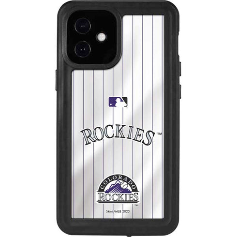 MLB Colorado Rockies Home Jersey iPhone 12 Mini Waterproof Case