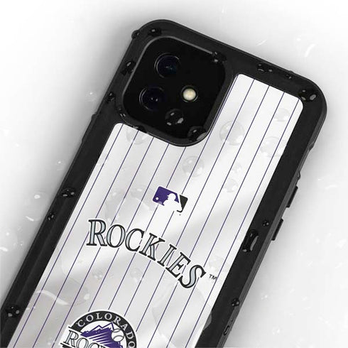 MLB Colorado Rockies Home Jersey iPhone 12 Mini Waterproof Case