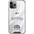 MLB Colorado Rockies Home Jersey iPhone 12 Pro Clear Case