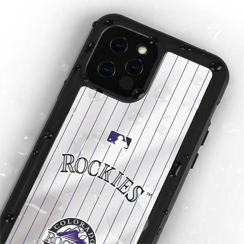 MLB Colorado Rockies Home Jersey iPhone 12 Pro Waterproof Case