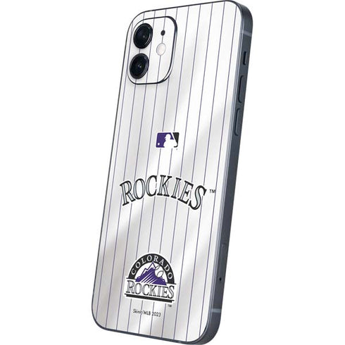 MLB Colorado Rockies Home Jersey iPhone 12 Skin