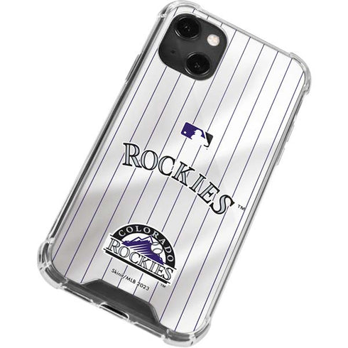MLB Colorado Rockies Home Jersey iPhone 13 Mini Clear Case