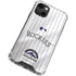MLB Colorado Rockies Home Jersey iPhone 13 Mini Clear Case