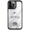 MLB Colorado Rockies Home Jersey iPhone 13 Pro Cargo Case