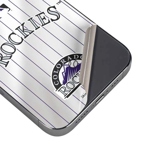 MLB Colorado Rockies Home Jersey iPhone 13 Pro Skin