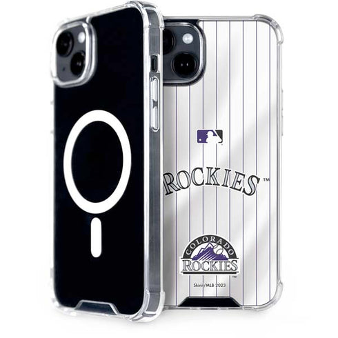 MLB Colorado Rockies Home Jersey iPhone 15 MagSafe Case