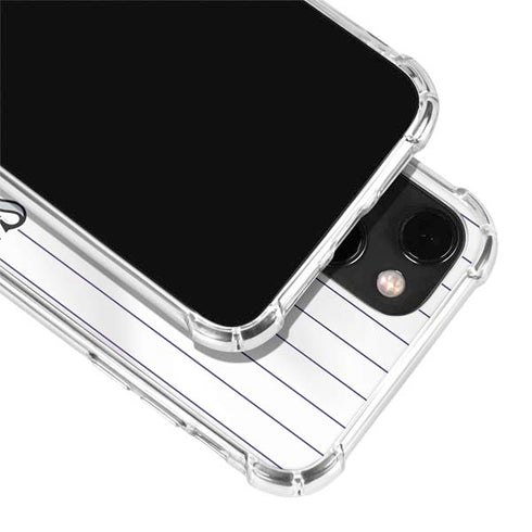 MLB Colorado Rockies Home Jersey iPhone 15 Plus Clear Case