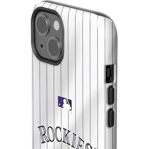 MLB Colorado Rockies Home Jersey iPhone 15 Plus Impact Case
