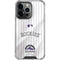 MLB Colorado Rockies Home Jersey iPhone 15 Pro Clear Case