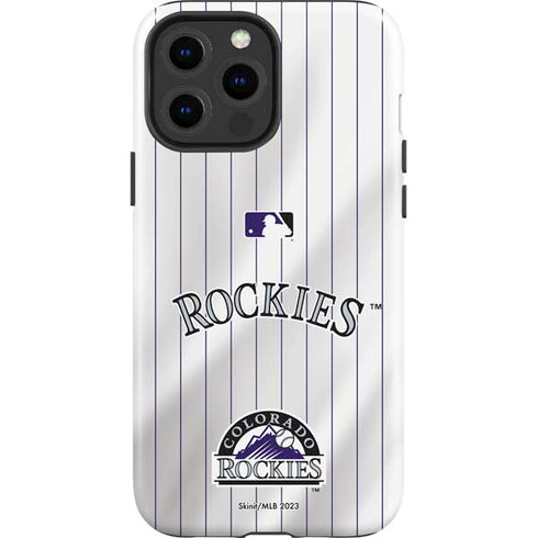 MLB Colorado Rockies Home Jersey iPhone 15 Pro Max Impact Case