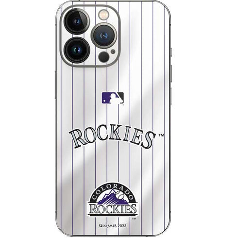 MLB Colorado Rockies Home Jersey iPhone 14 Pro Skin