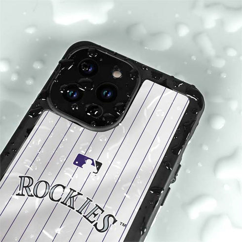 MLB Colorado Rockies Home Jersey iPhone 14 Pro Waterproof Case
