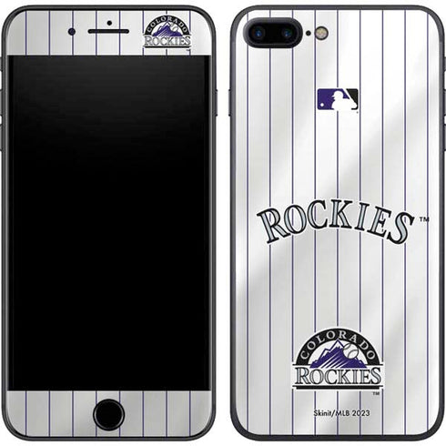 MLB Colorado Rockies Home Jersey iPhone 8 Plus Skin