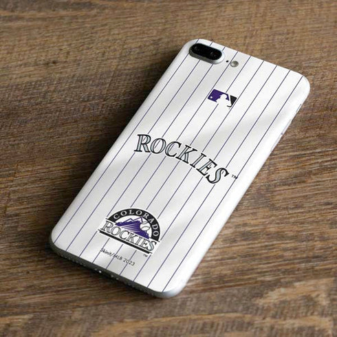 MLB Colorado Rockies Home Jersey iPhone 8 Plus Skin