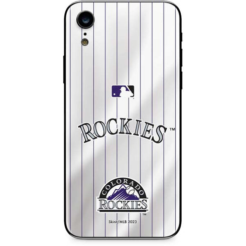 MLB Colorado Rockies Home Jersey iPhone XR Skin