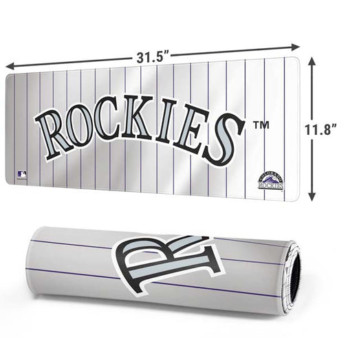 MLB Colorado Rockies Home Jersey Gaming Mouse Pad