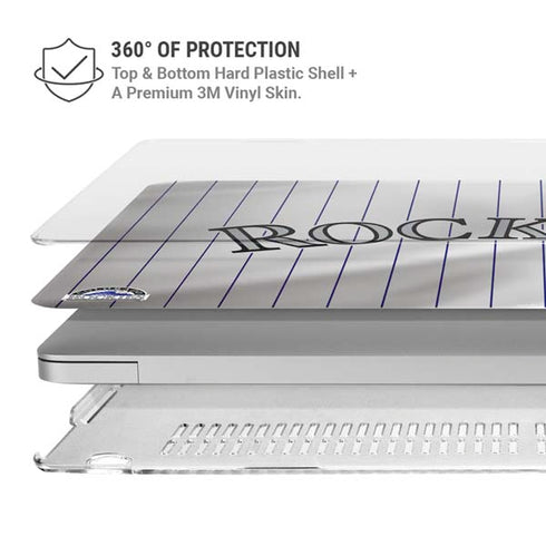 MLB Colorado Rockies Home Jersey MacBook Air 13in M1 (2021) Case plus Skin