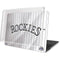 MLB Colorado Rockies Home Jersey MacBook Pro 16in (2019-20) Case plus Skin