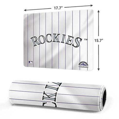 MLB Colorado Rockies Home Jersey Gaming Mouse Pad