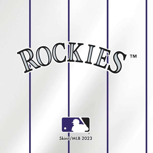 MLB Colorado Rockies Home Jersey Moto E5 Play Skin