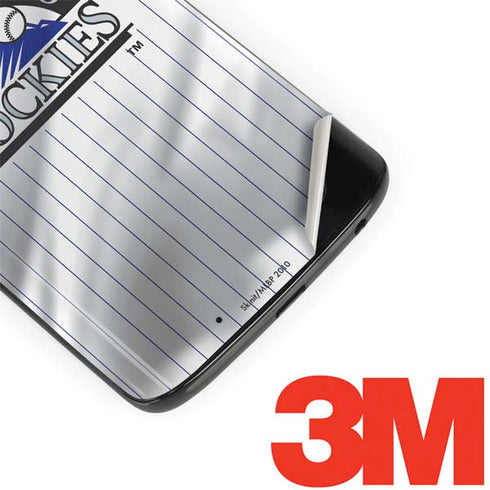 MLB Colorado Rockies Home Jersey Moto G6 Skin