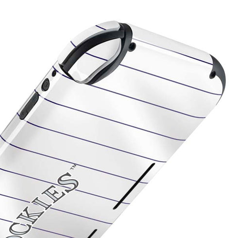 MLB Colorado Rockies Home Jersey Nintendo Switch Lite Skin