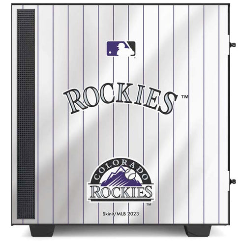 MLB Colorado Rockies Home Jersey NZXT H510 Compact ATX Mid-Tower Case Skin