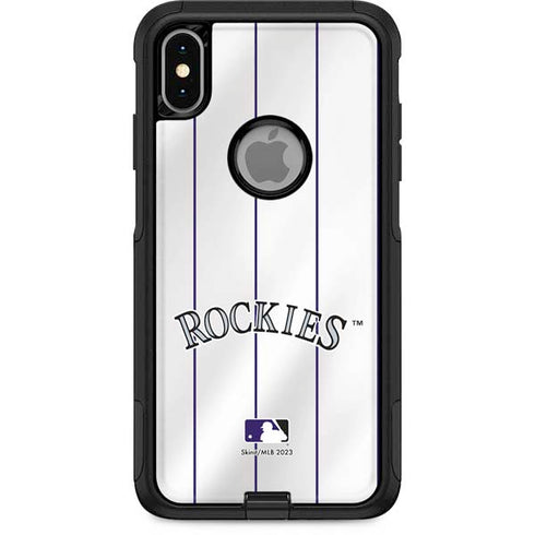 MLB Colorado Rockies Home Jersey Otterbox Commuter iPhone Skin