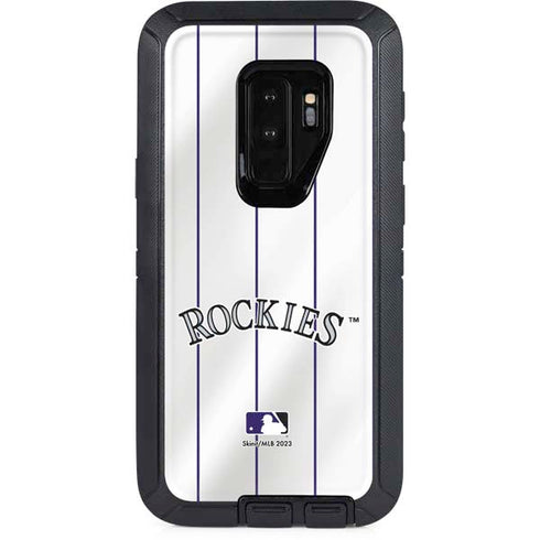 MLB Colorado Rockies Home Jersey Otterbox Defender Galaxy Skin