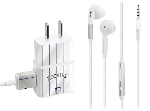 MLB Colorado Rockies Home Jersey Phone Charger Skin