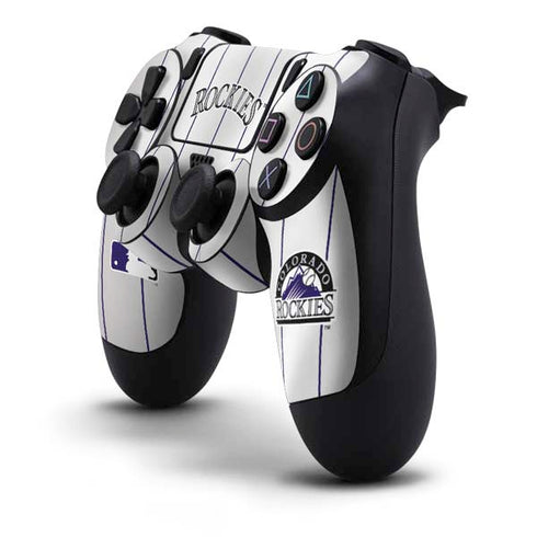 MLB Colorado Rockies Home Jersey PS4 Controller Skin