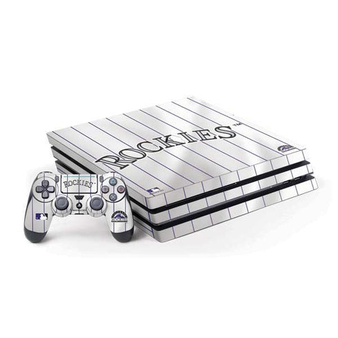 MLB Colorado Rockies Home Jersey PS4 Pro Bundle Skin