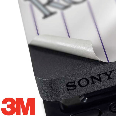 MLB Colorado Rockies Home Jersey PS4 Slim Skin