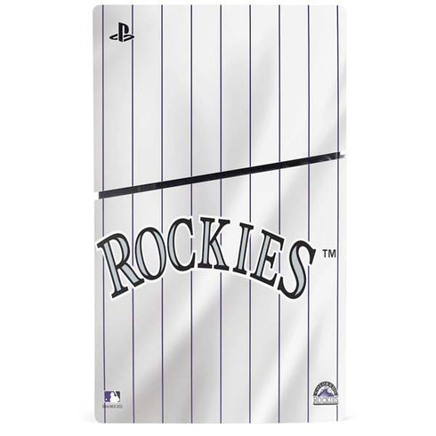 MLB Colorado Rockies Home Jersey PS5 Slim Digital Edition Bundle Skin