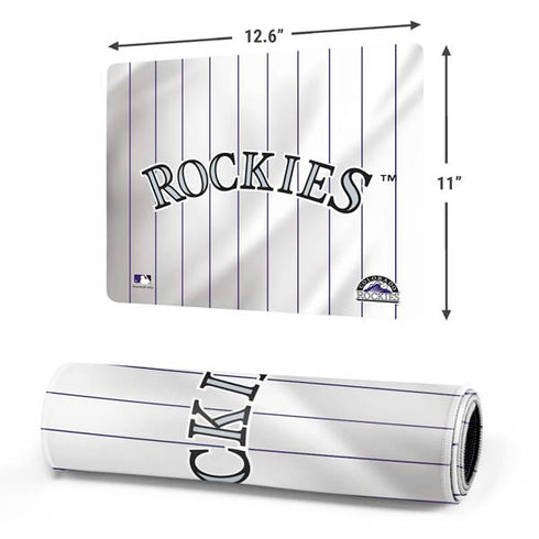 MLB Colorado Rockies Home Jersey Gaming Mouse Pad