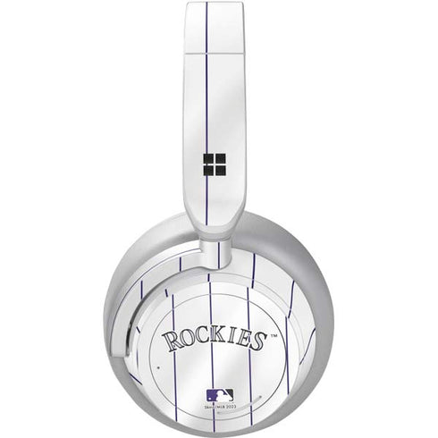 MLB Colorado Rockies Home Jersey Surface Headphones Skin