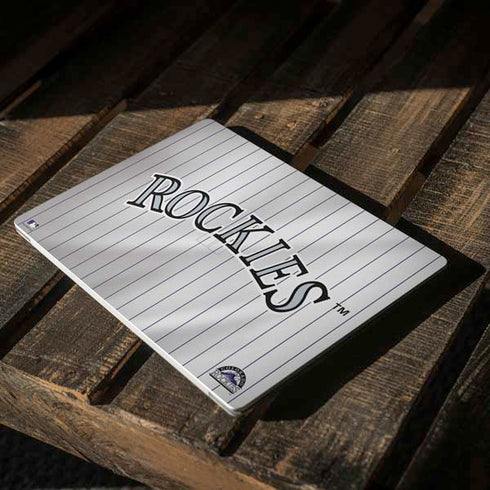 MLB Colorado Rockies Home Jersey Surface Laptop 3 13.5in Skin