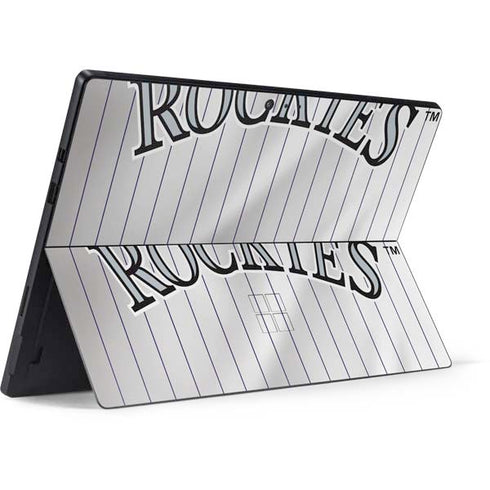 MLB Colorado Rockies Home Jersey Surface Pro 6 Skin